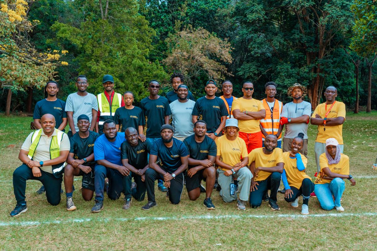 Team building in the forest