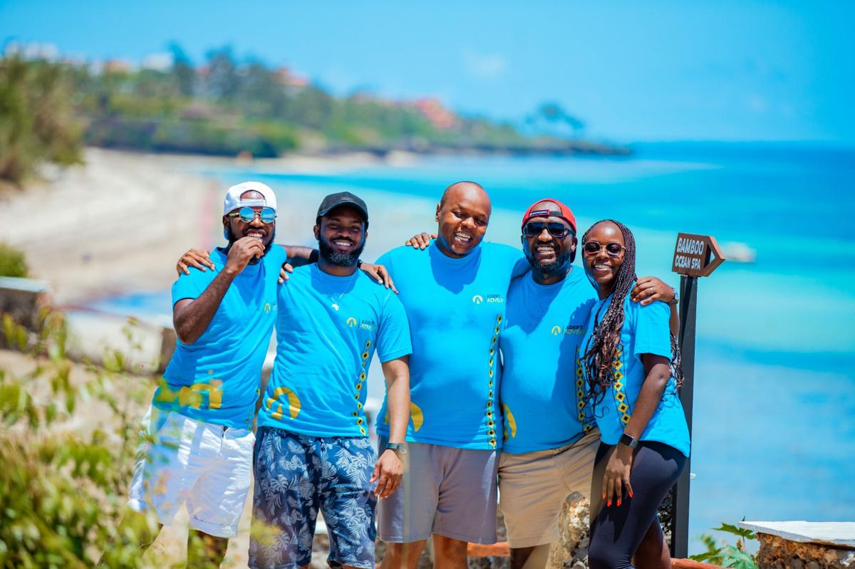 Adept team at Pwani event
